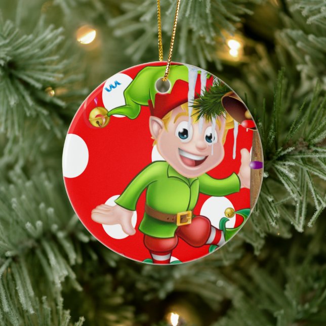 Ornement du Cercle de Noël, Elfe (Arbre)