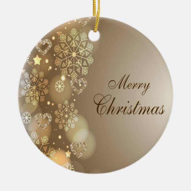 Ornement du Cercle de Noël, Joyeux Noël (Devant)