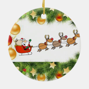 Ornement du Cercle de Noël, Père Noël