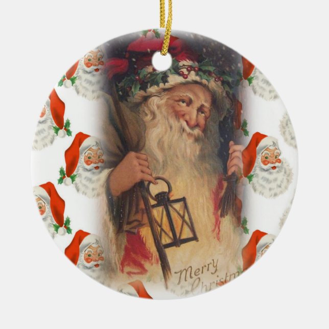 Ornement du Cercle de Noël, Père Noël (Devant)