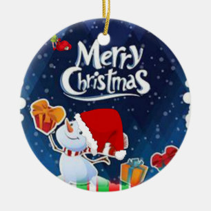 Ornement du Cercle de Noël, Snowman