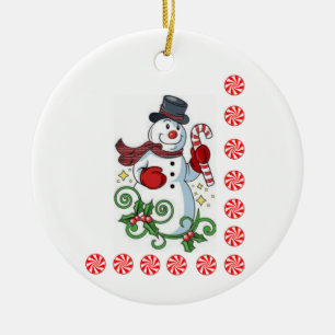 Ornement du Cercle de Noël, Snowman