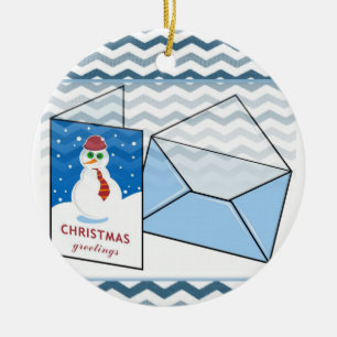 Ornement du Cercle de Noël, Snowman