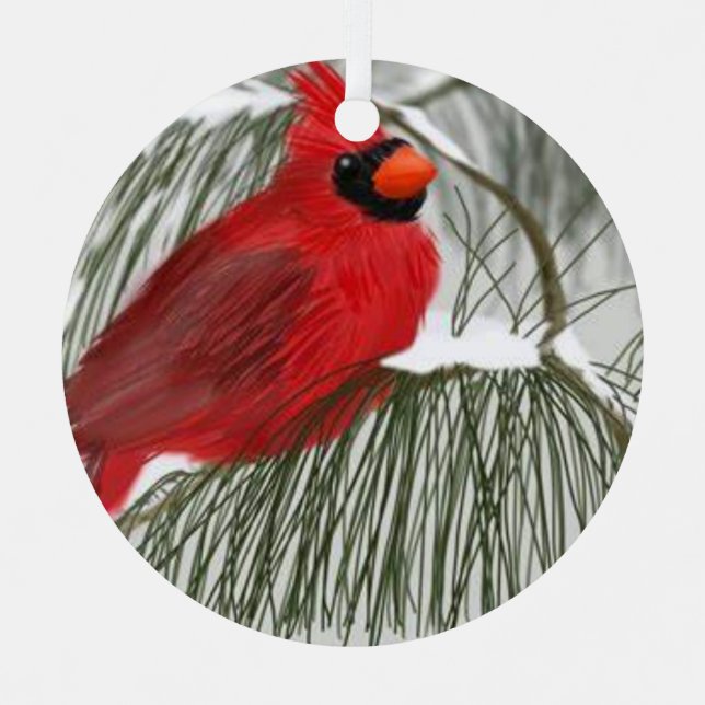 Ornement du cercle métallique de Noël (Recto)