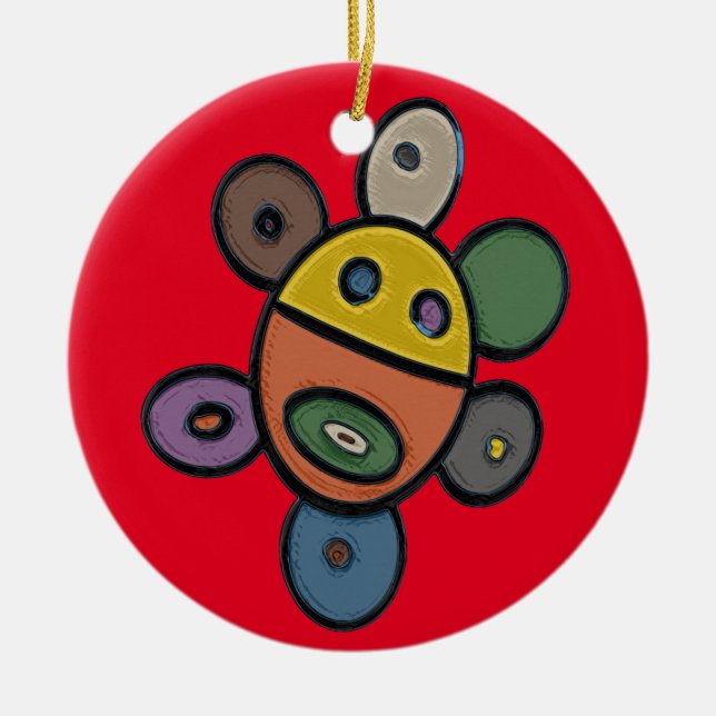 Ornement du cercle Sol Taino (Devant)