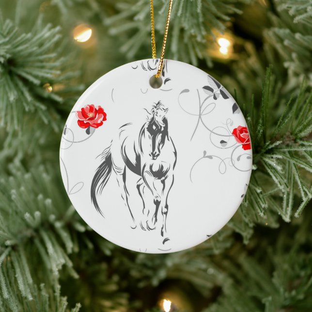 Ornement du cheval baroque (Arbre)