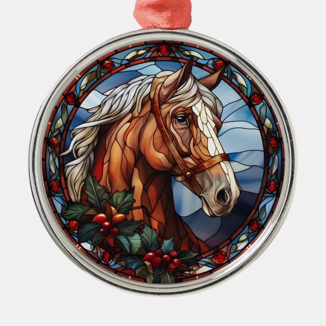 Ornement du Cheval de Noël (Devant)