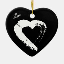 Ornement du coeur de la lune