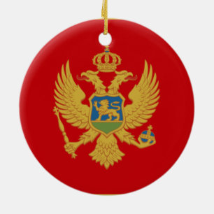 Ornement du drapeau du Monténégro
