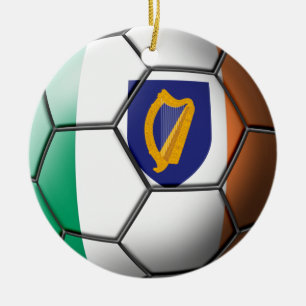 Ornement du football de l'Irlande