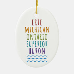 Ornement du Michigan, État du Mitten des Grands La
