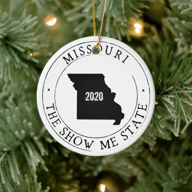 Ornement du Missouri personnalisé (Arbre)