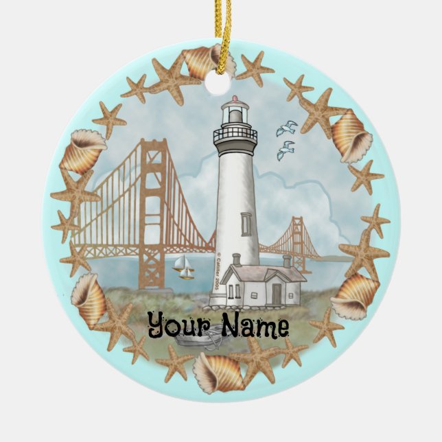 Ornement du phare de Californie (Devant)