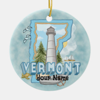 Ornement du phare du Vermont
