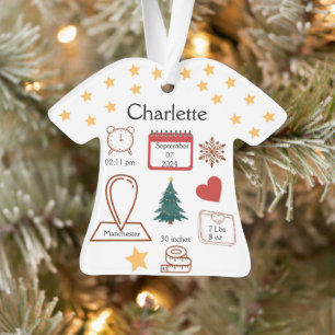 Ornement du premier Noël de bébé, bébé 1er Noël