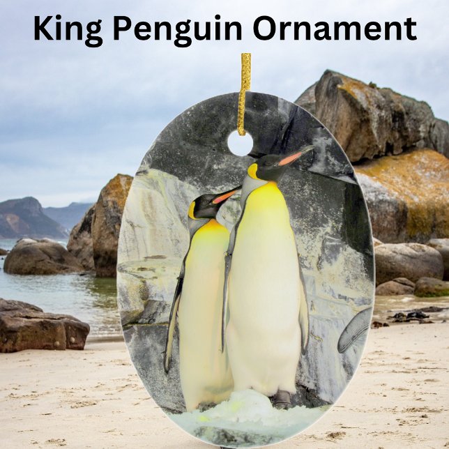Ornement du roi-pingouin (Créateur téléchargé)