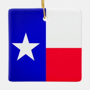 Ornement du Texas Flag et Bluebonnets