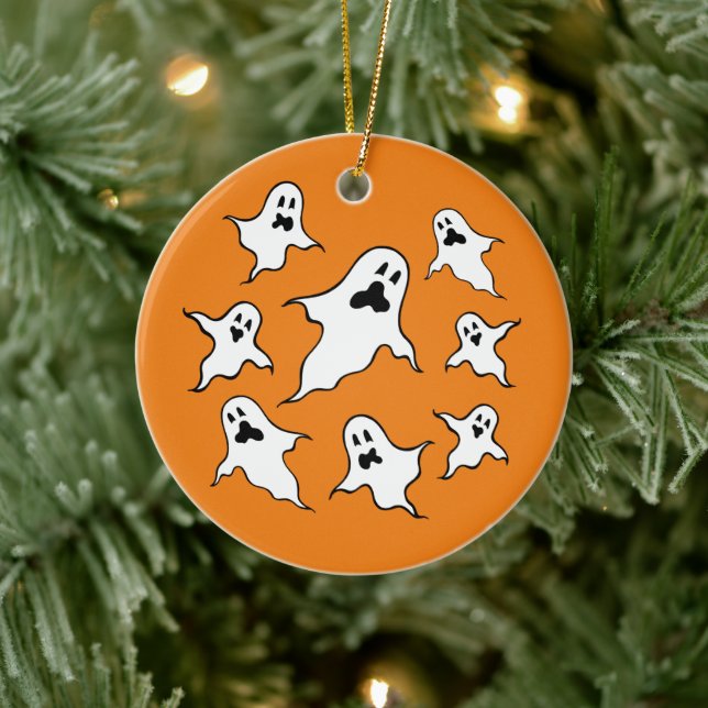 Ornement Éffrayant d'Halloween Ghosts (Arbre)