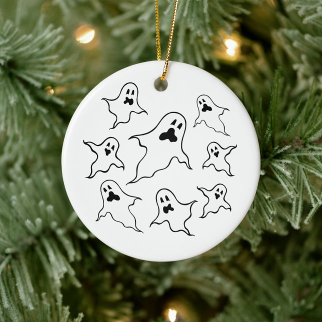 Ornement Éffrayant d'Halloween Ghosts (Arbre)