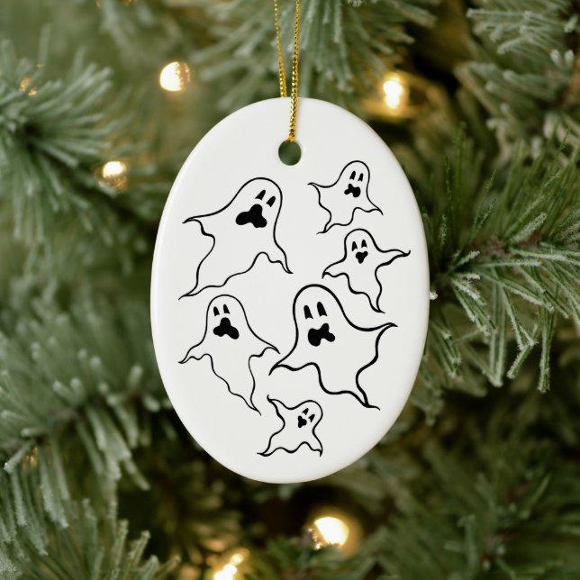 Ornement Éffrayant d'Halloween Ghosts (Arbre)
