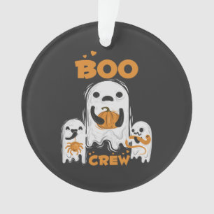 Ornement en acrylique Boo Crew Ghost Halloween