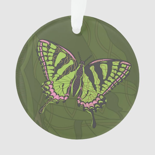 Ornement en acrylique Celtic Swallowtail (devant)