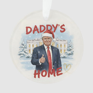 Ornement en acrylique Daddy's Home Trump