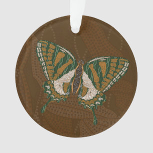 Ornement en acrylique Papillon swallowtail aborigè