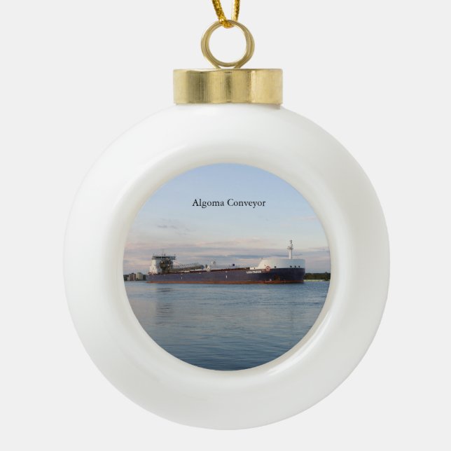 Ornement en boule ou en flocon de neige d'Algoma C (Devant)