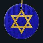 Ornement En Céramique חֲנֻכָּה de Chanukah Hanoukka<br><div class="desc">Ornement de חֲנֻכָּה de Chanukah Hanoukka</div>