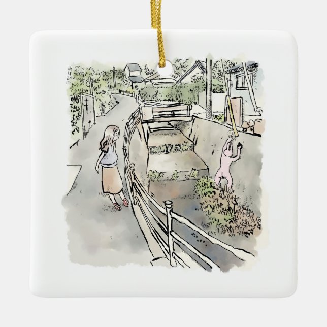 ORNEMENT EN CÉRAMIQUE されにくじ (Devant)