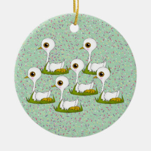 Ornement En Céramique 12 Jours de Noël