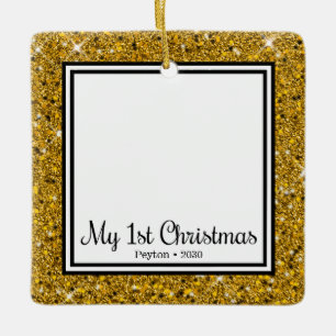 Ornement En Céramique 1er Noël du bébé