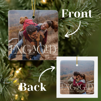 Ornement En Céramique 2 Photos Moderne Engagé Couleur modifiable