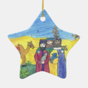 Ornement En Céramique 3 Wise Men CHRISTmas ornament personalize