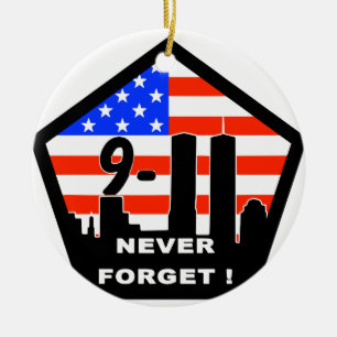 Ornement En Céramique 911 n'oubliez jamais