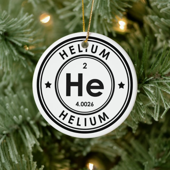 Ornement en céramique à l'élément hélium (Arbre)