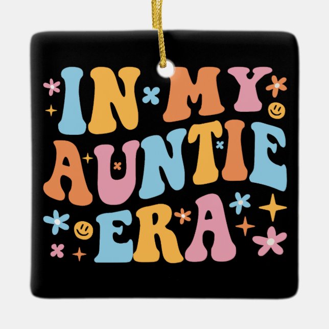 Ornement En Céramique A L'Ère De Ma Tante (Devant)