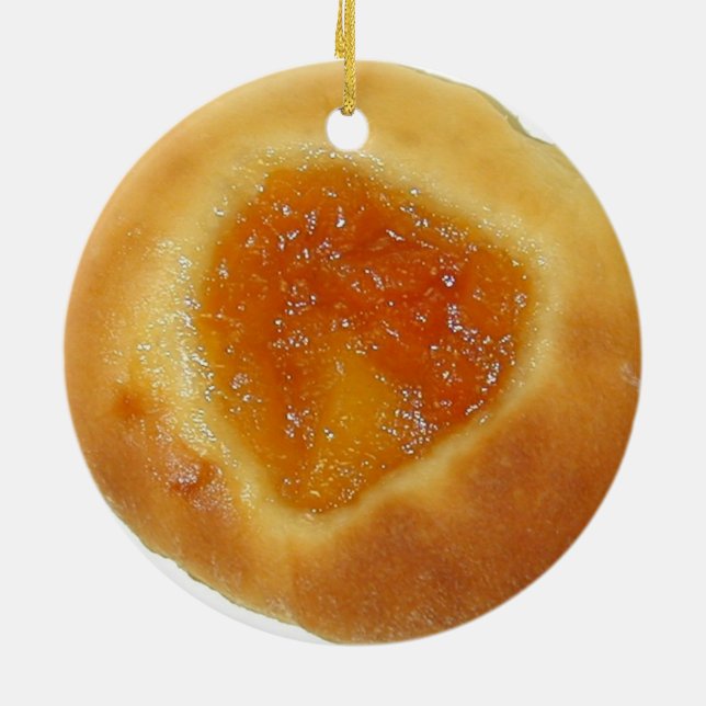 Ornement En Céramique Abpricot Kolache (Dos)