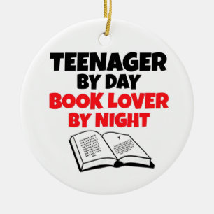 Ornement En Céramique Adolescent par Day Book Lover par nuit