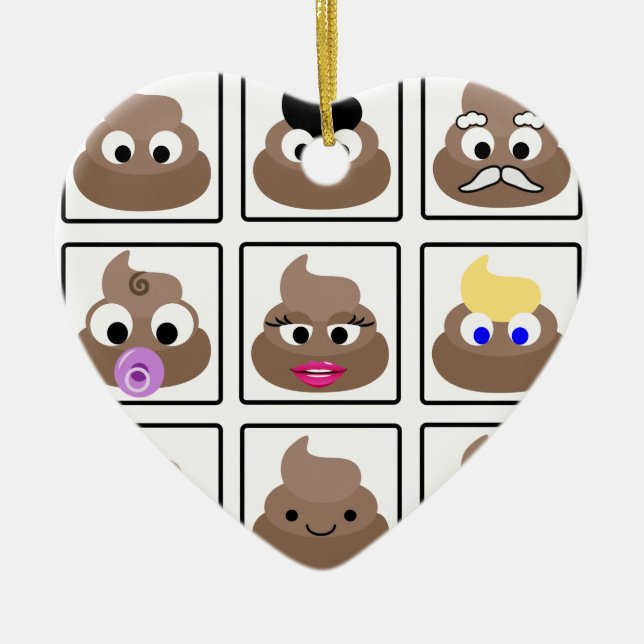 Ornement En Céramique Afficher plusieurs faces (Devant)