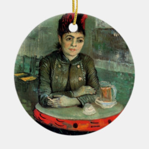 Ornement En Céramique Agostina Segatori, Le Café du Tambourin par Van Go