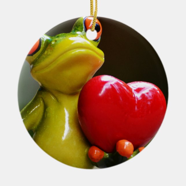 Ornement En Céramique Aimez-moi...Je suis Lonley (Devant)