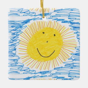 Ornement En Céramique Ajouter l'ornement de Noël de votre enfant