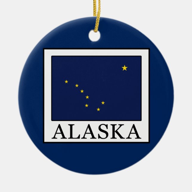 Ornement En Céramique Alaska (Devant)