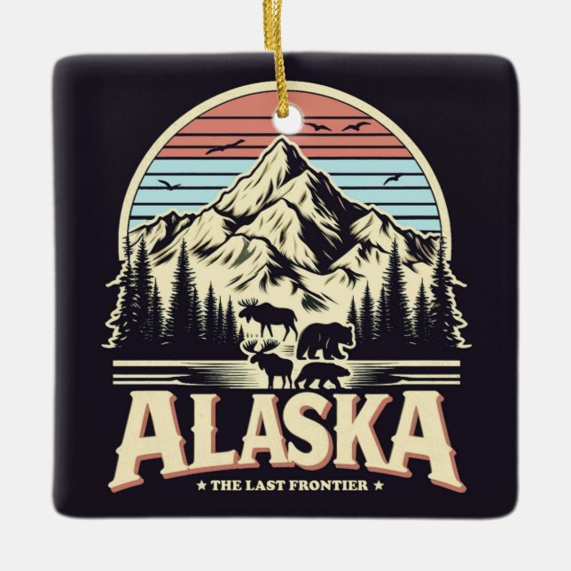 Ornement En Céramique Alaska (Devant)