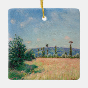 Ornement En Céramique Alfred Sisley - Les prairies de Sahurs au soleil d