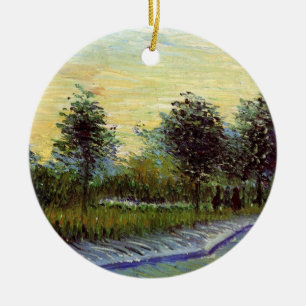 Ornement En Céramique Allée dans le parc de Voyer d'Argenson par Vincent