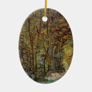 Ornement En Céramique Allée dans les Bois par Vincent van Gogh