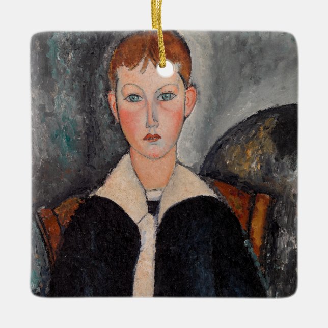 Ornement En Céramique Amedeo Modigliani - Garçon en Sailor (Devant)